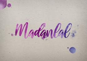 Madanlal Watercolor Name DP