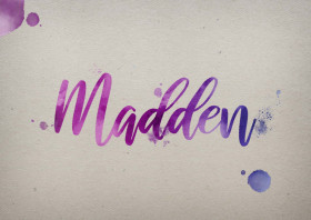 Madden Watercolor Name DP