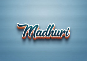 Cursive Name DP: Madhuri