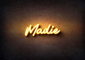 Glow Name Profile Picture for Madie