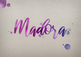 Madora Watercolor Name DP