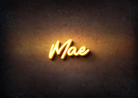 Glow Name Profile Picture for Mae