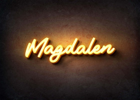 Glow Name Profile Picture for Magdalen