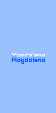 Name DP: Magdalena