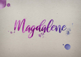 Magdalene Watercolor Name DP