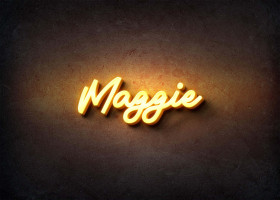 Glow Name Profile Picture for Maggie