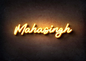 Glow Name Profile Picture for Mahasingh