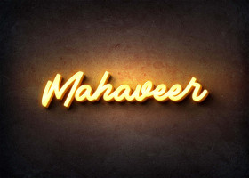 Glow Name Profile Picture for Mahaveer