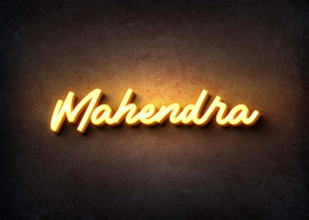 Glow Name Profile Picture for Mahendra