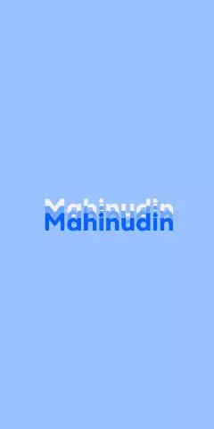 Name DP: Mahinudin