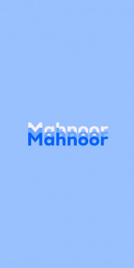 Name DP: Mahnoor