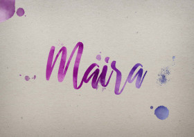Maira Watercolor Name DP