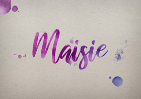 Maisie Watercolor Name DP