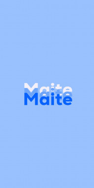 Name DP: Maite