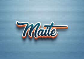 Cursive Name DP: Maite