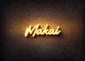 Glow Name Profile Picture for Makai