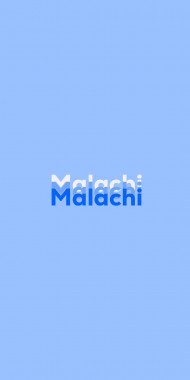 Name DP: Malachi