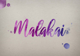 Malakai Watercolor Name DP