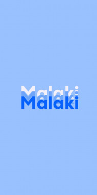 Name DP: Malaki