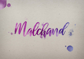 Malchand Watercolor Name DP