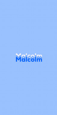 Name DP: Malcolm