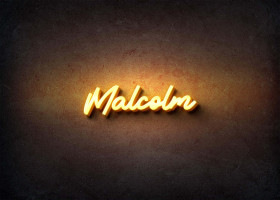 Glow Name Profile Picture for Malcolm