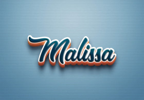 Cursive Name DP: Malissa
