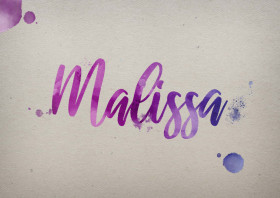 Malissa Watercolor Name DP