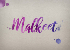 Malkeet Watercolor Name DP
