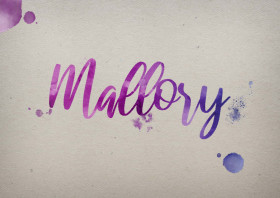 Mallory Watercolor Name DP