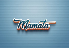 Cursive Name DP: Mamata