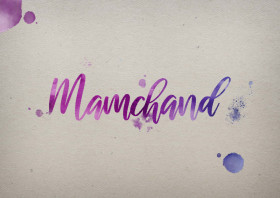 Mamchand Watercolor Name DP