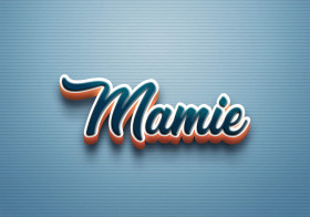 Cursive Name DP: Mamie