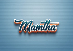 Cursive Name DP: Mamtha