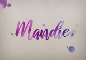 Mandie Watercolor Name DP