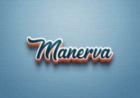 Cursive Name DP: Manerva