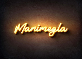 Glow Name Profile Picture for Manimegla