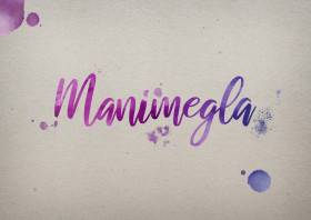 Manimegla Watercolor Name DP
