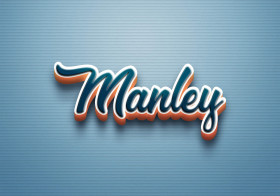 Cursive Name DP: Manley