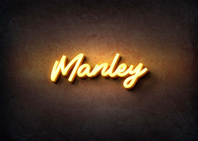 Glow Name Profile Picture for Manley
