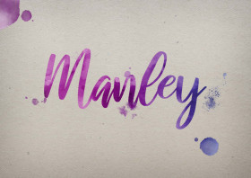 Manley Watercolor Name DP