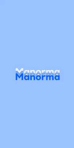 Name DP: Manorma