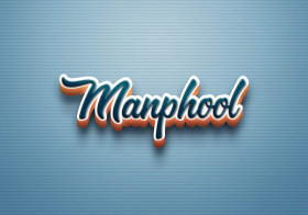 Cursive Name DP: Manphool