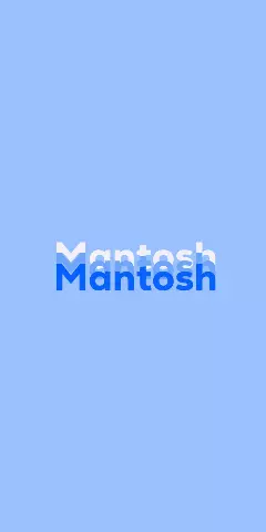 Name DP: Mantosh