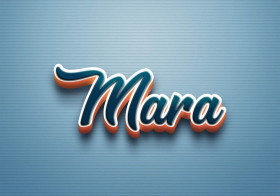 Cursive Name DP: Mara