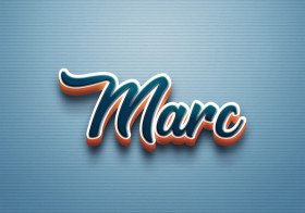 Cursive Name DP: Marc