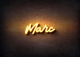 Glow Name Profile Picture for Marc