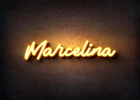 Glow Name Profile Picture for Marcelina