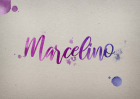 Marcelino Watercolor Name DP