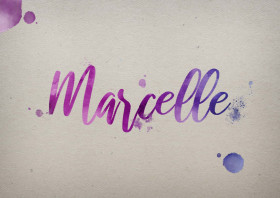 Marcelle Watercolor Name DP